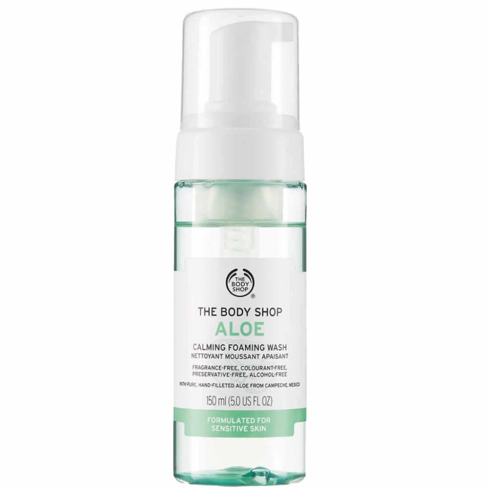 فوم شستشو آلوئه ورا بادی شاپ (پوست خشک و حساس) 150mil